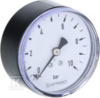 MANOMETR RF63 POZIOMY 1/4" 0-10BAR