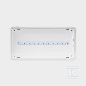 OPR.EXIT IP65 ECO LED 3W 1H 1-ZAD.BIAŁA