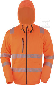 BLUZA HI-VI (FLUO) POMARAŃCZOWA XL