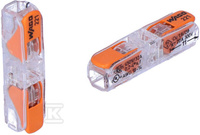Szybkozłączka przelotowa uniwersalna LINKA/DRUT 2x 0,2-4mm2 WAGO 221-2411 (Paczka 60szt.)
