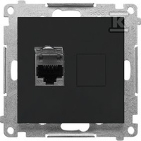 GN.1-KR.KOM.RJ45 K.6 P. CZARNY M.SIMON55