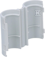 CR25 ZŁĄCZKA ZATRZASKOWA DO RUR SZARA