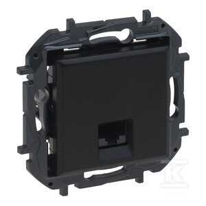 GN.RJ45 KAT.5E UTP CZARNY NILOE STEP