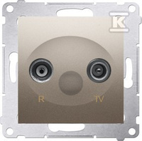 GN.ANT.RTV KOŃC.1DB ZŁOTY MAT SIMON54