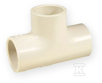 TRÓJNIK RÓWNOPRZEL KW/KW/KW 3/4" PVC-C