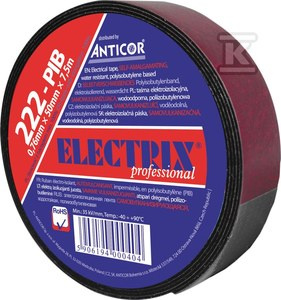 ELECTRIX 222PIB. 19MMX7,5M.TAŚ.IZOL.CZA