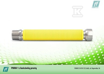 Przewód gazowy Z.35-50CM G1/2-Nypel R1/2"