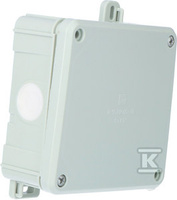 PUSZ.N/T IP55/65 DŁAW.98X98X46 2K SZARA