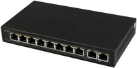 SWITCH POE PULSAR SG108 10-PORTÓW (8xPoE + 2xUPLINK)
