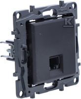 GN.RJ45 KAT.5E UTP CZARNY NILOE STEP