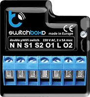 Przełącznik Blebox SwitchBoxD WiFi 230V