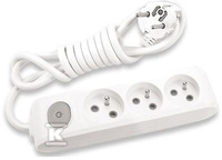 PRZEDŁ.3GN Z/U WYŁ. PRZ.STYK. 3M BIAŁ