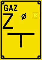 ZWIERCIADŁO MECH.NA GAZOCIĄGU TABLICA