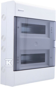 Rozdzielnica modułowa 2x12 natynkowa (N+PE) IP40 SRn-24