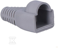 OSŁONKA NA WTYK RJ45 SZARA