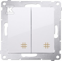 ŁĄCZNIK KRZYŻ.POD.10AX ŚR. BIAŁY SI