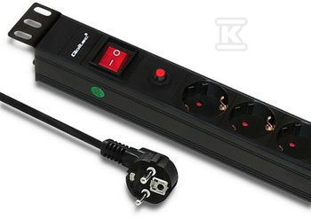 LISTWA ZASILAJĄCA 19" 1U 16A PDU 6XSCHU