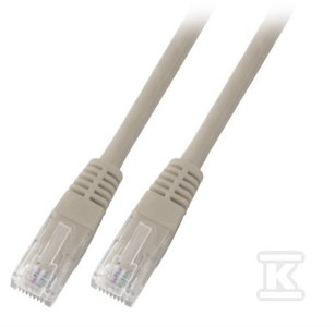 PATCHCORD RJ45 U/UTP 5E PVC CCA SZA 0,5