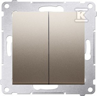 ŁĄCZ.ŚW.+RAM.IP20/44 ZŁOTY MAT SIMON