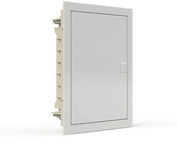 PLASTIKOWA OBUDOWA INSTALACYJNA Z DRZWIAMI METALOWYMI, PODTYNK., IP40, 1 RZĄD, 12 MODUŁÓW Noark PMF