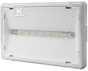 OPR.EXIT S IP65 LED 3W 1H 1-ZAD. AT BIA?