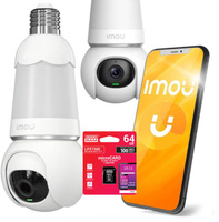 Kamera IP Imou kamera żarówka Bulb Cam 5MP IPC z kartą pamięci 64GB