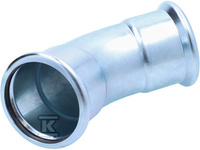 KOLANO 45 ST.76X76 STEEL SPRINK.